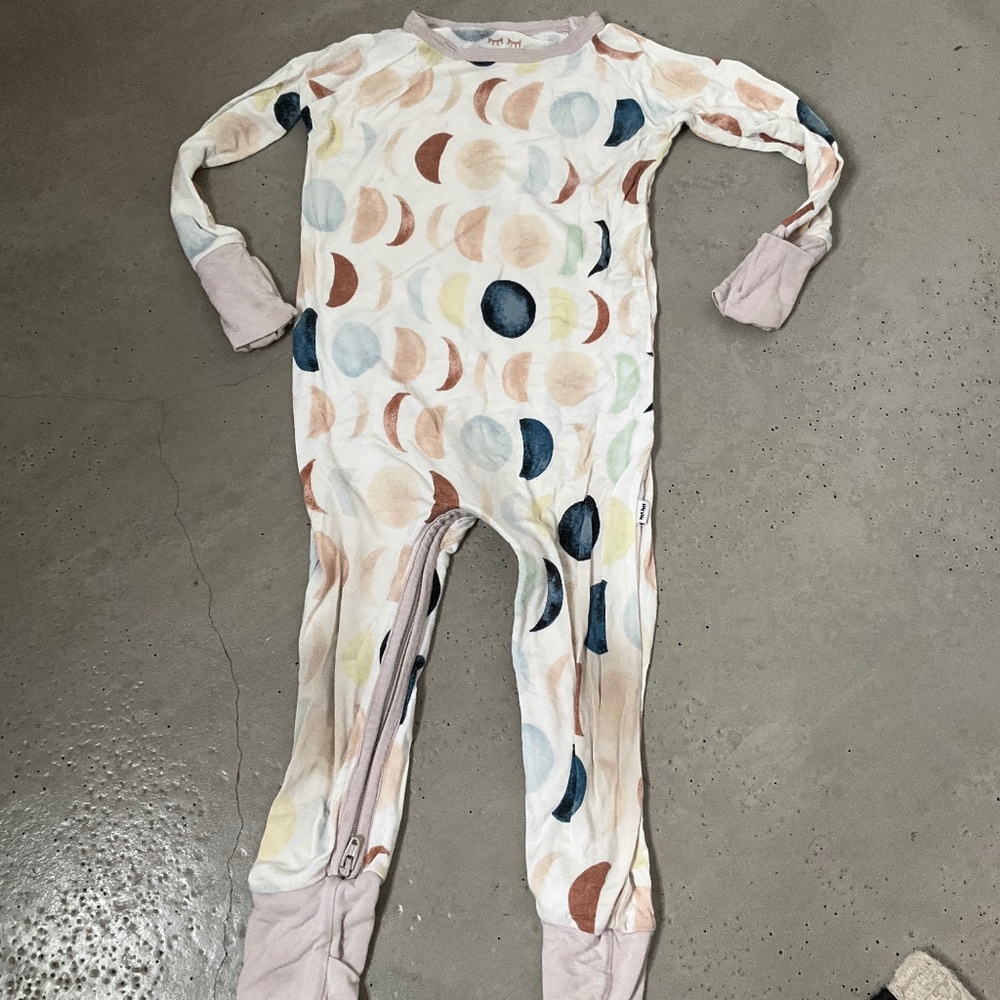 Little Sleepies Moon Print Zippie